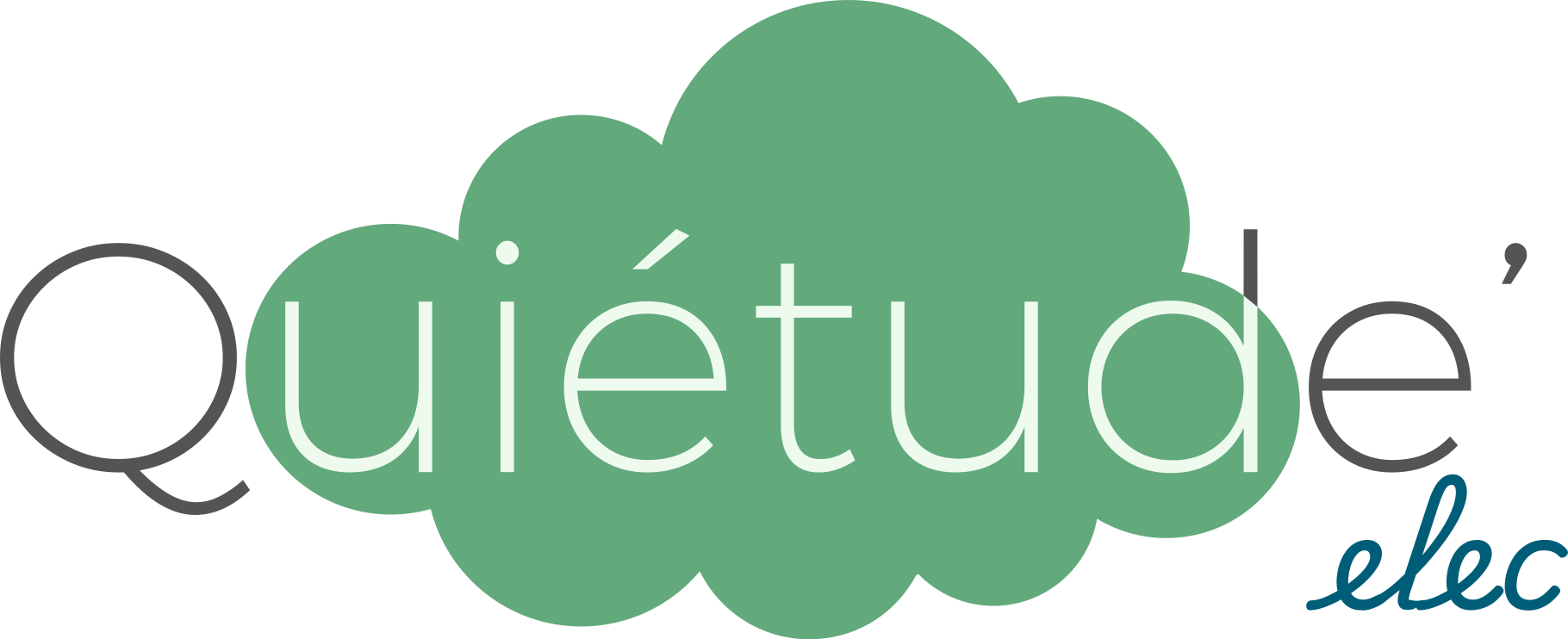 Logo Quietude'elec, module chauffant hybride solaire-électrique